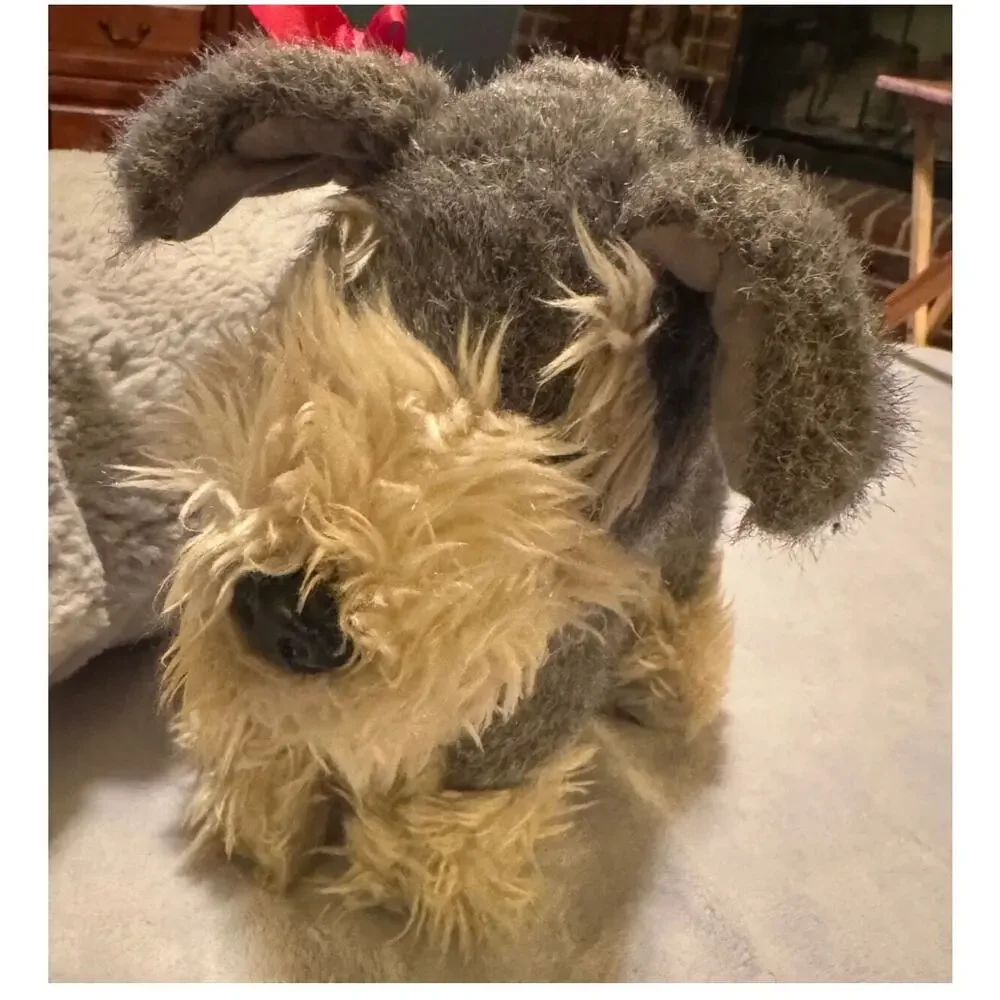 Battat Plush Dog Schnauzer Dog & Toy Veternarian Kit